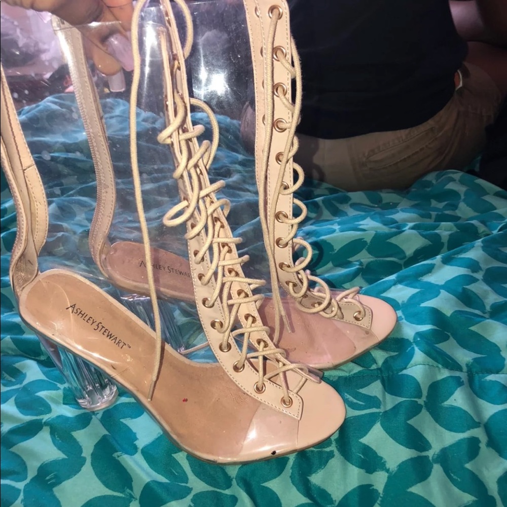 Clear booties